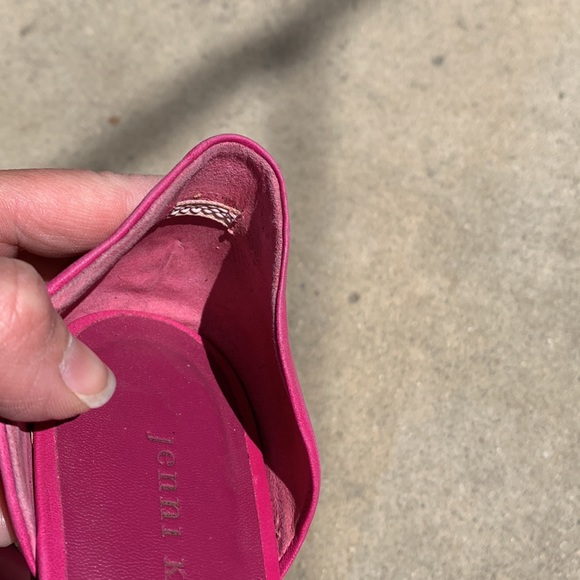 Jenni Kayne Pink Leather D’orsay Flats - Picture 8 of 14